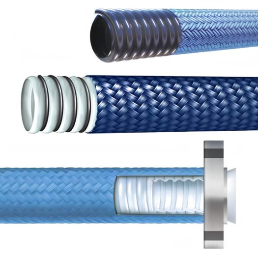 Convoluted Fluoropolymer Hose