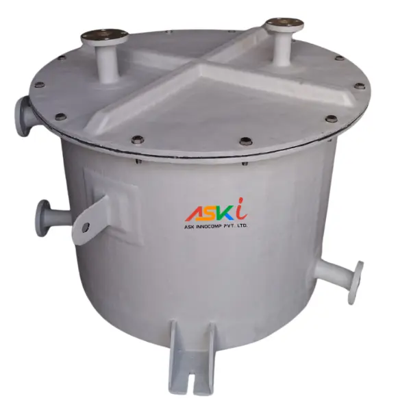 PVDF+FRP Storage Tank Manufacturer and Supplier in India